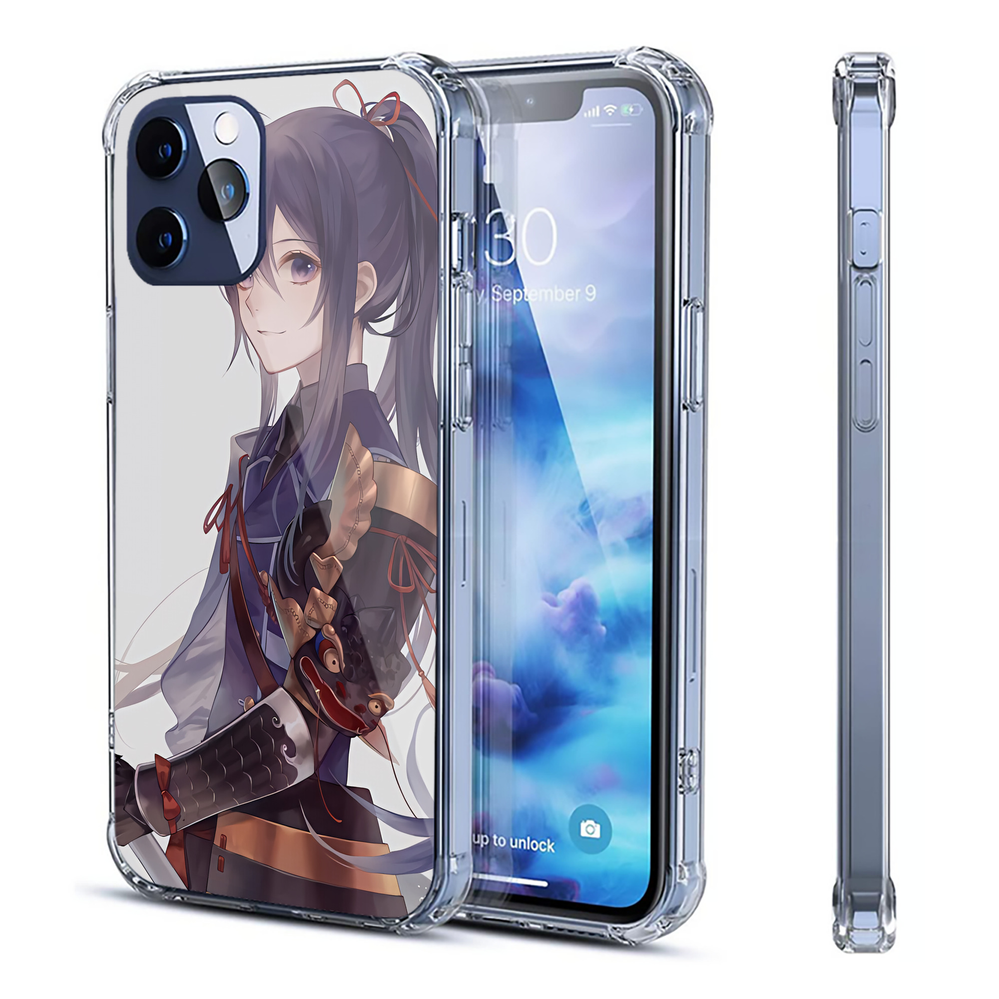 （画像用） 刀剣乱舞 Touken Ranbu 【iPhone 12シリーズ対応】透明スマホケース（クリアソフトケース）
